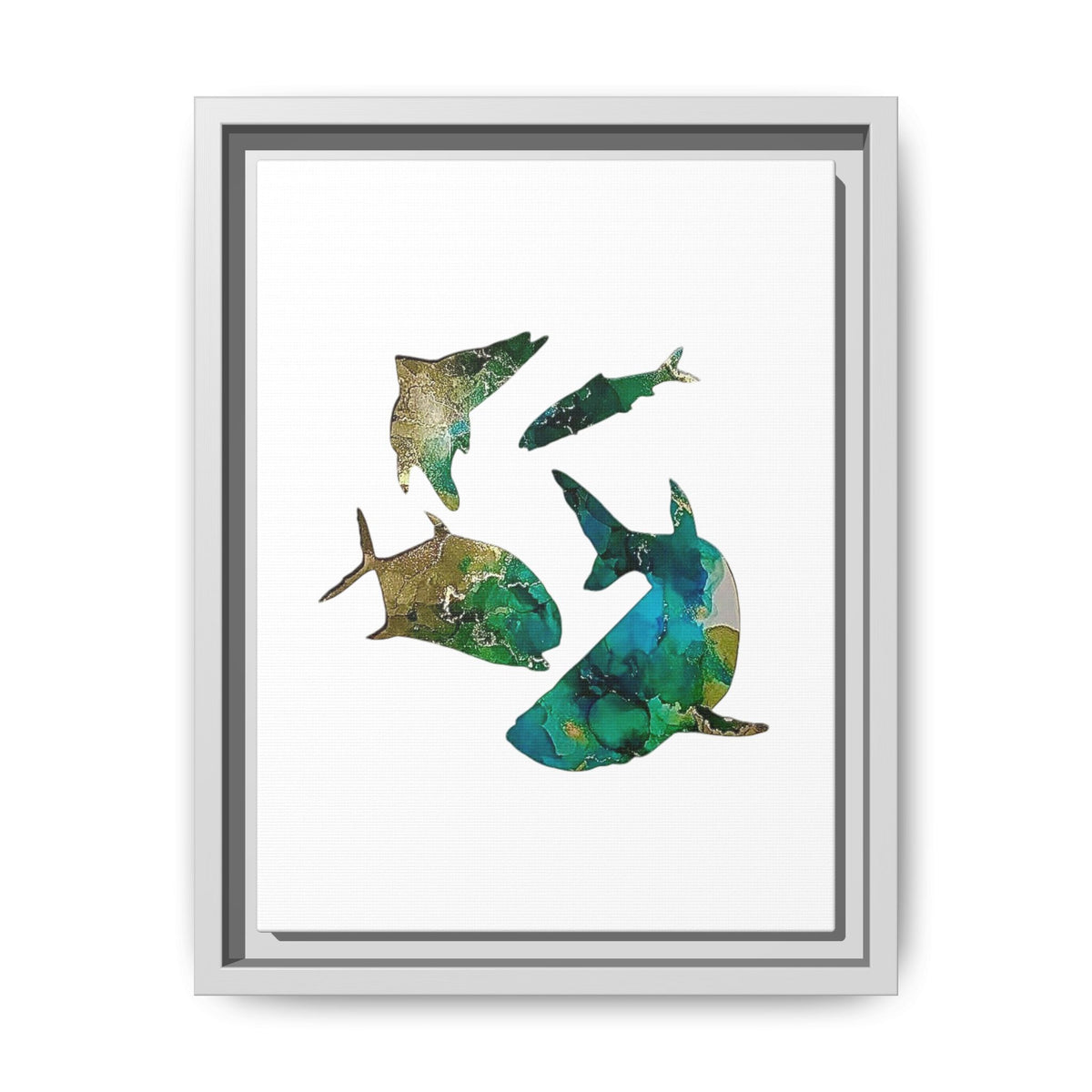 Matte Canvas, Framed (Multi-color)