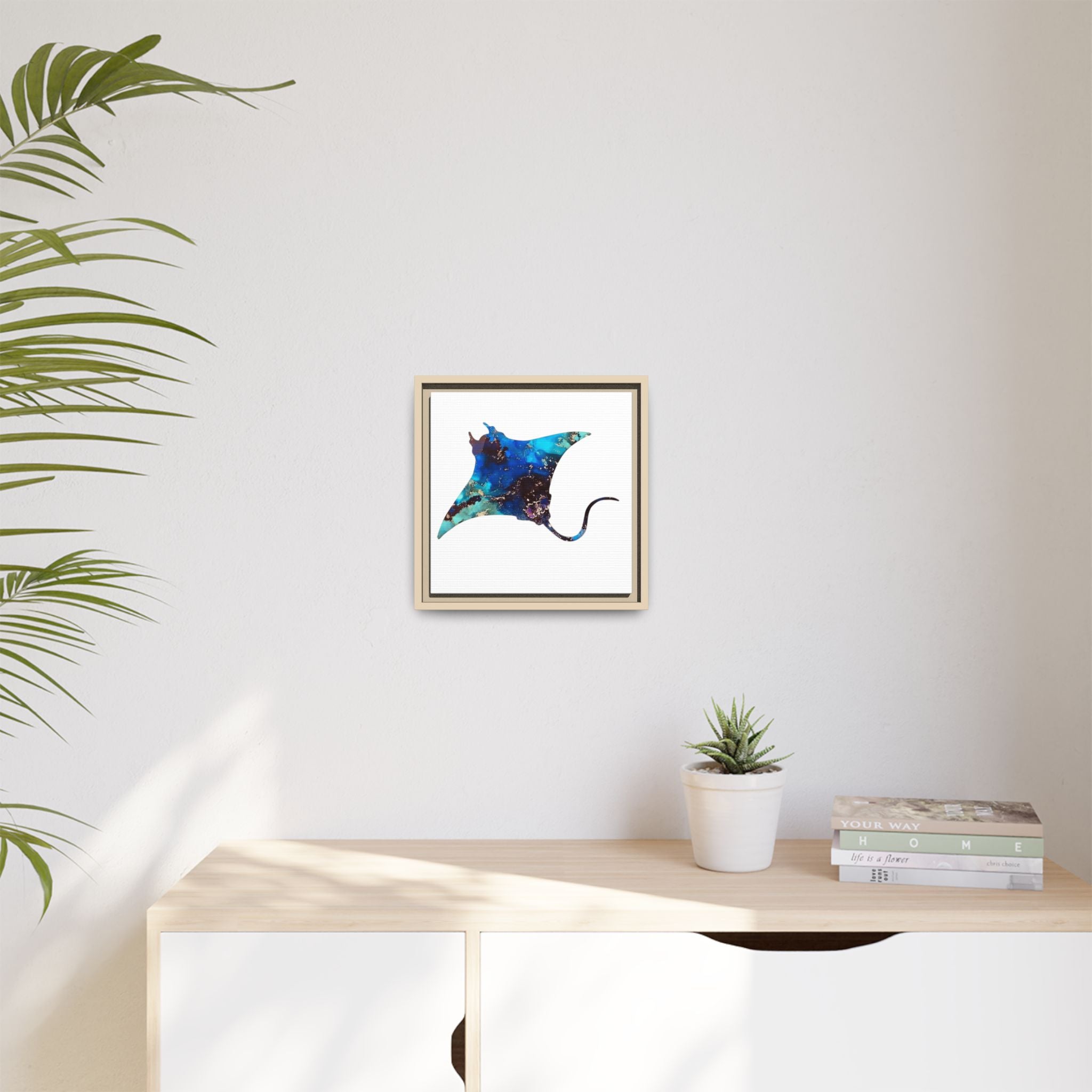 Ray 2, Matte Canvas, Framed (Multi-color)