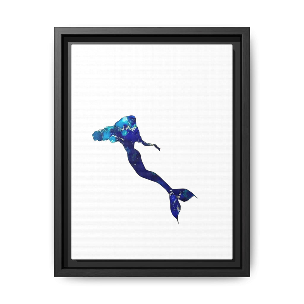 Mermaid 2, Matte Canvas, Framed (Multi-color)