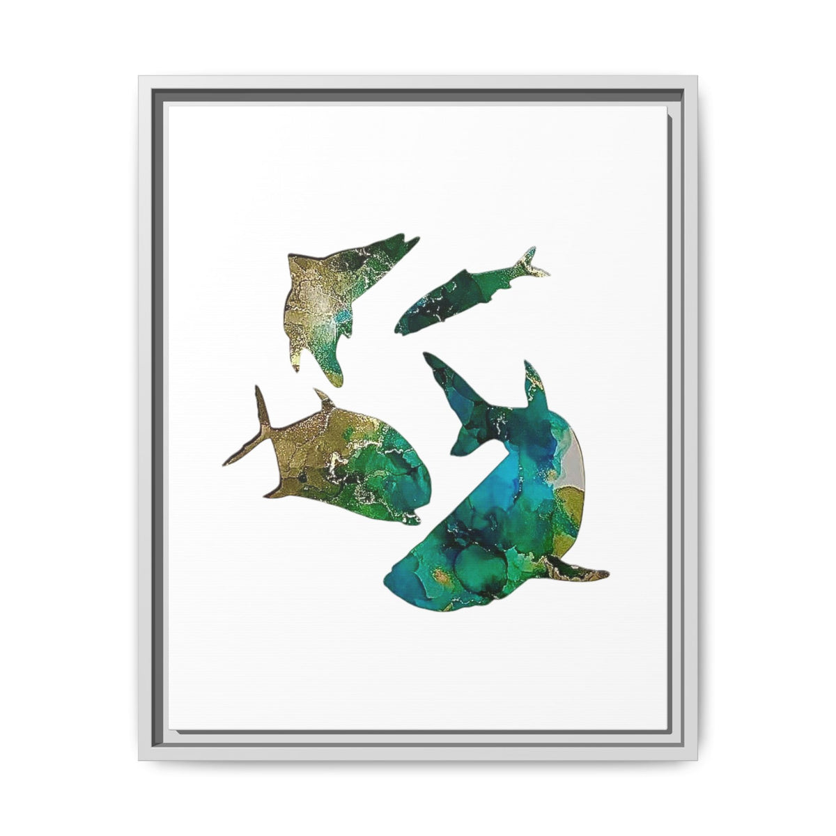 Matte Canvas, Framed (Multi-color)