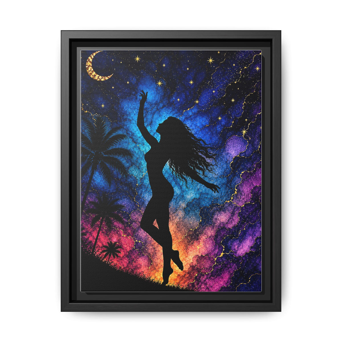 Luna Woman, Matte Canvas, Framed (Multi-color)