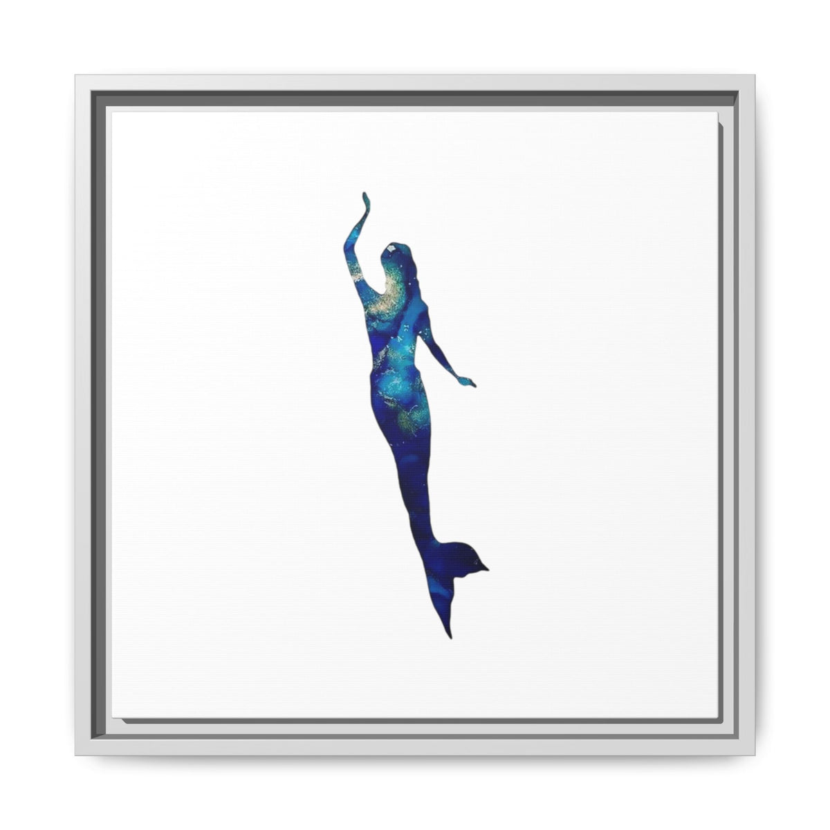 Mermaid 3, Matte Canvas, Framed (Multi-color)