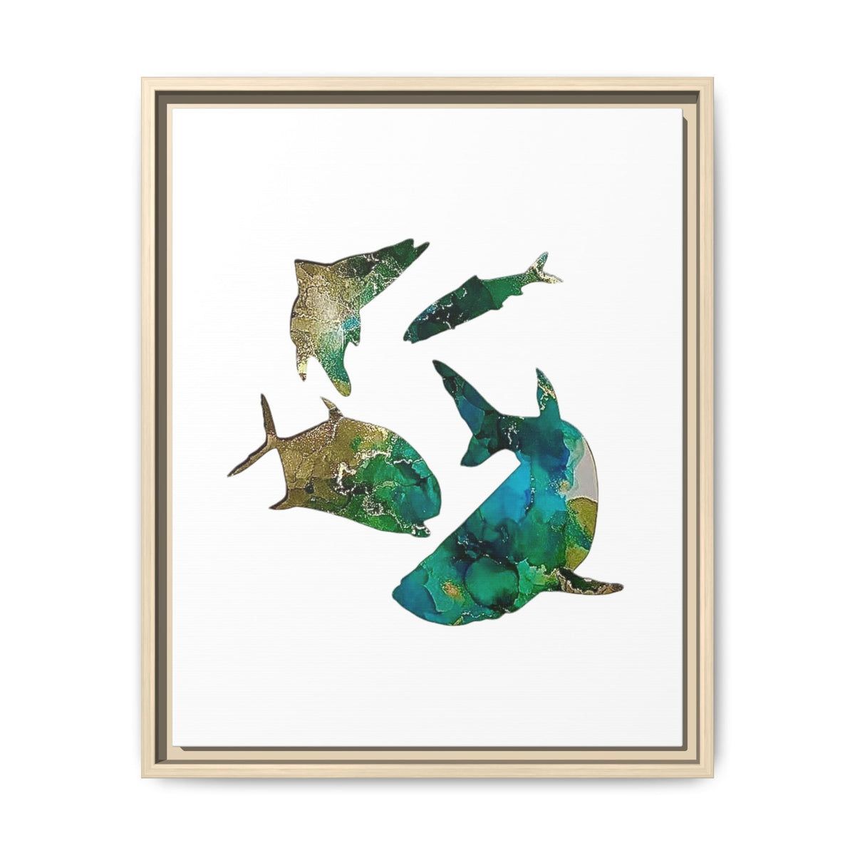 Matte Canvas, Framed (Multi-color)