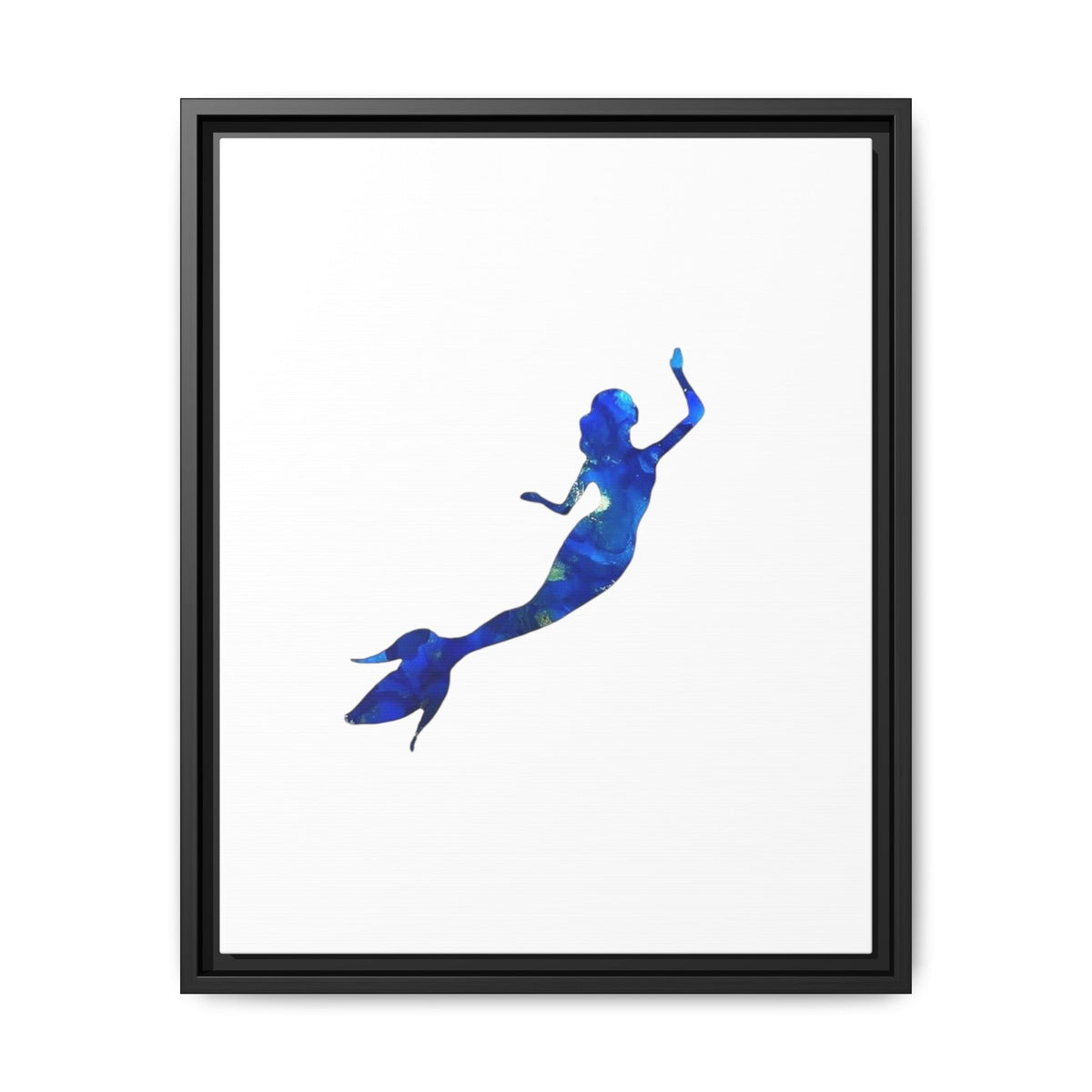 Mermaid 1, Matte Canvas, Framed (Multi-color)