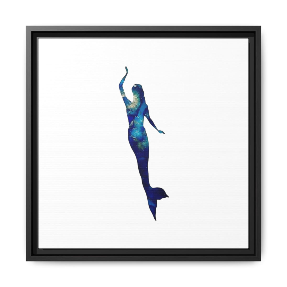 Mermaid 3, Matte Canvas, Framed (Multi-color)