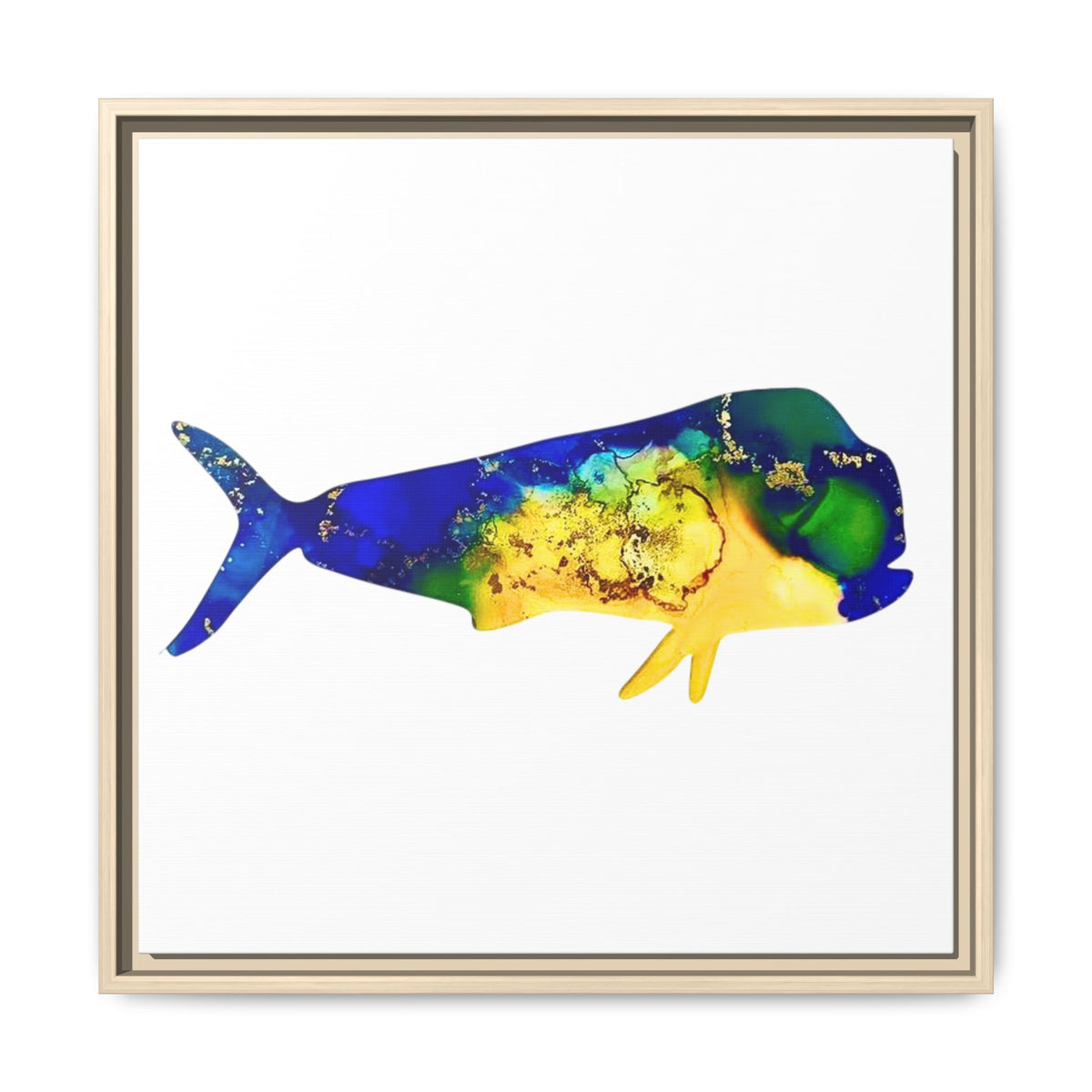 Mahi Mahi, Matte Canvas, Framed (Multi-color)