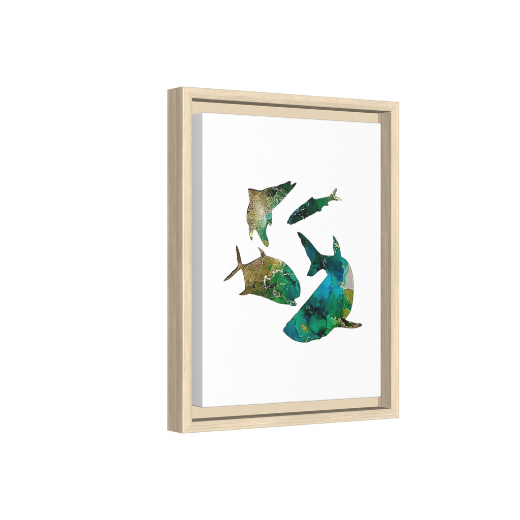 Matte Canvas, Framed (Multi-color)