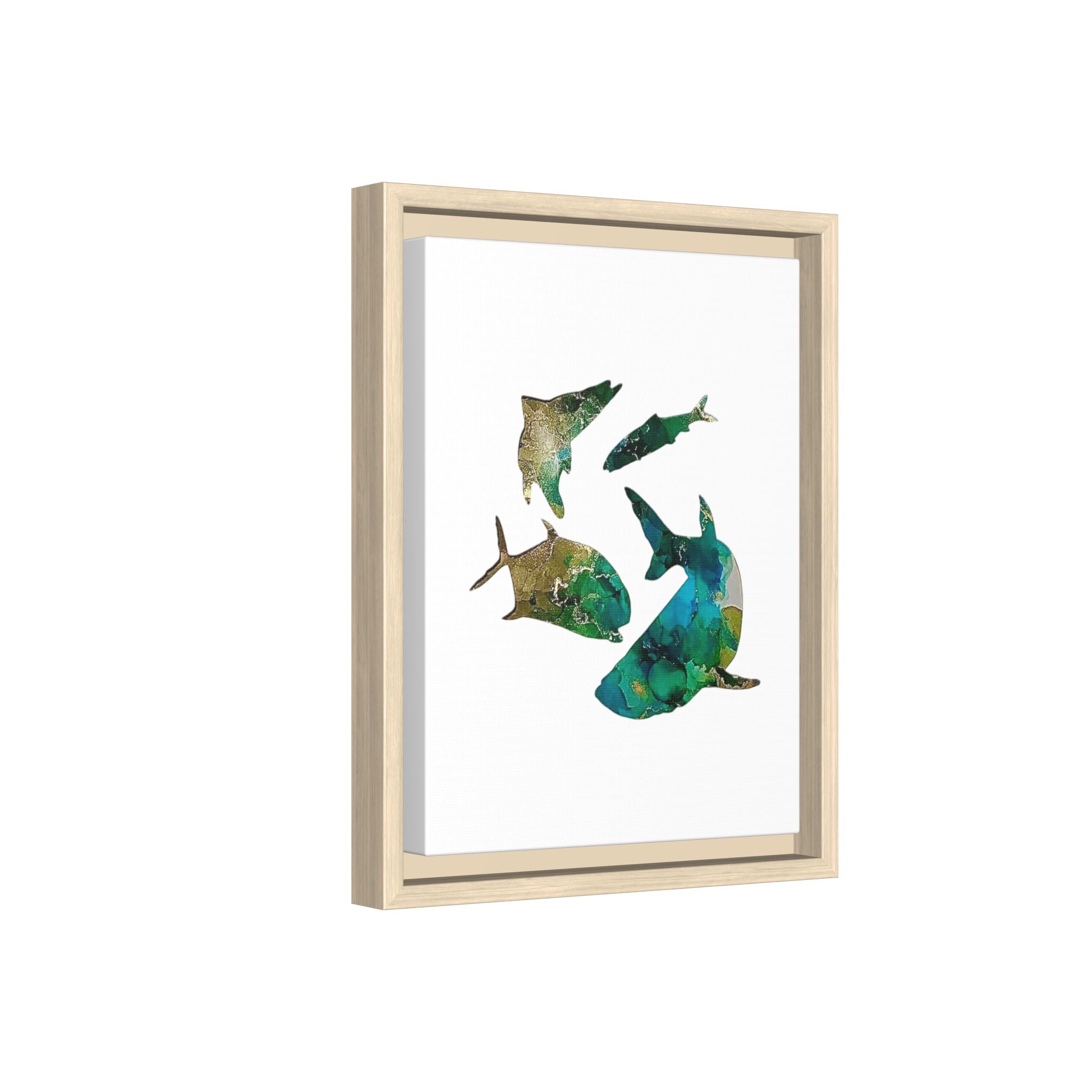 Matte Canvas, Framed (Multi-color)