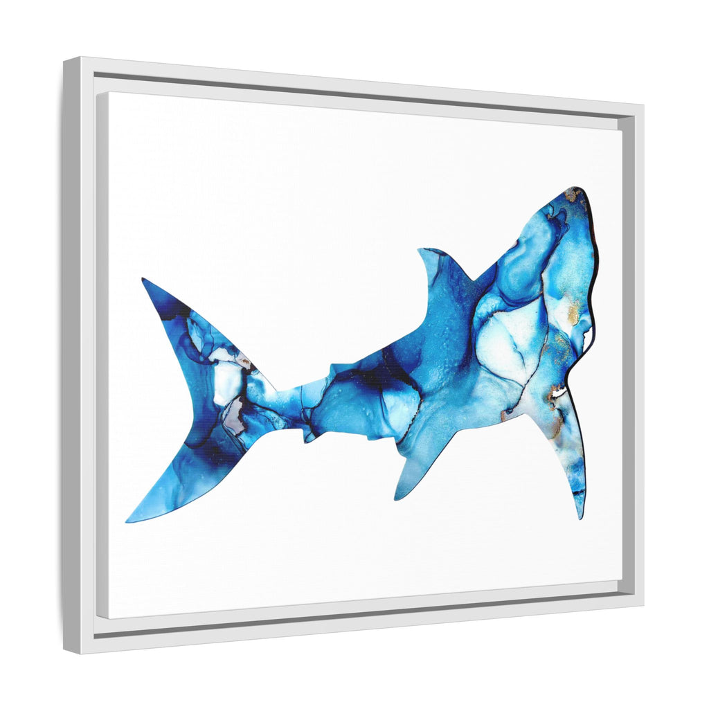 Great White 1, Matte Canvas, Framed (Multi-color)