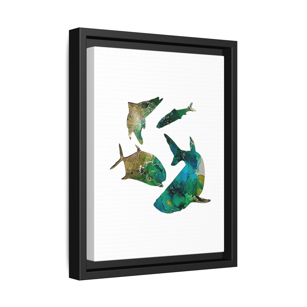 Matte Canvas, Framed (Multi-color)