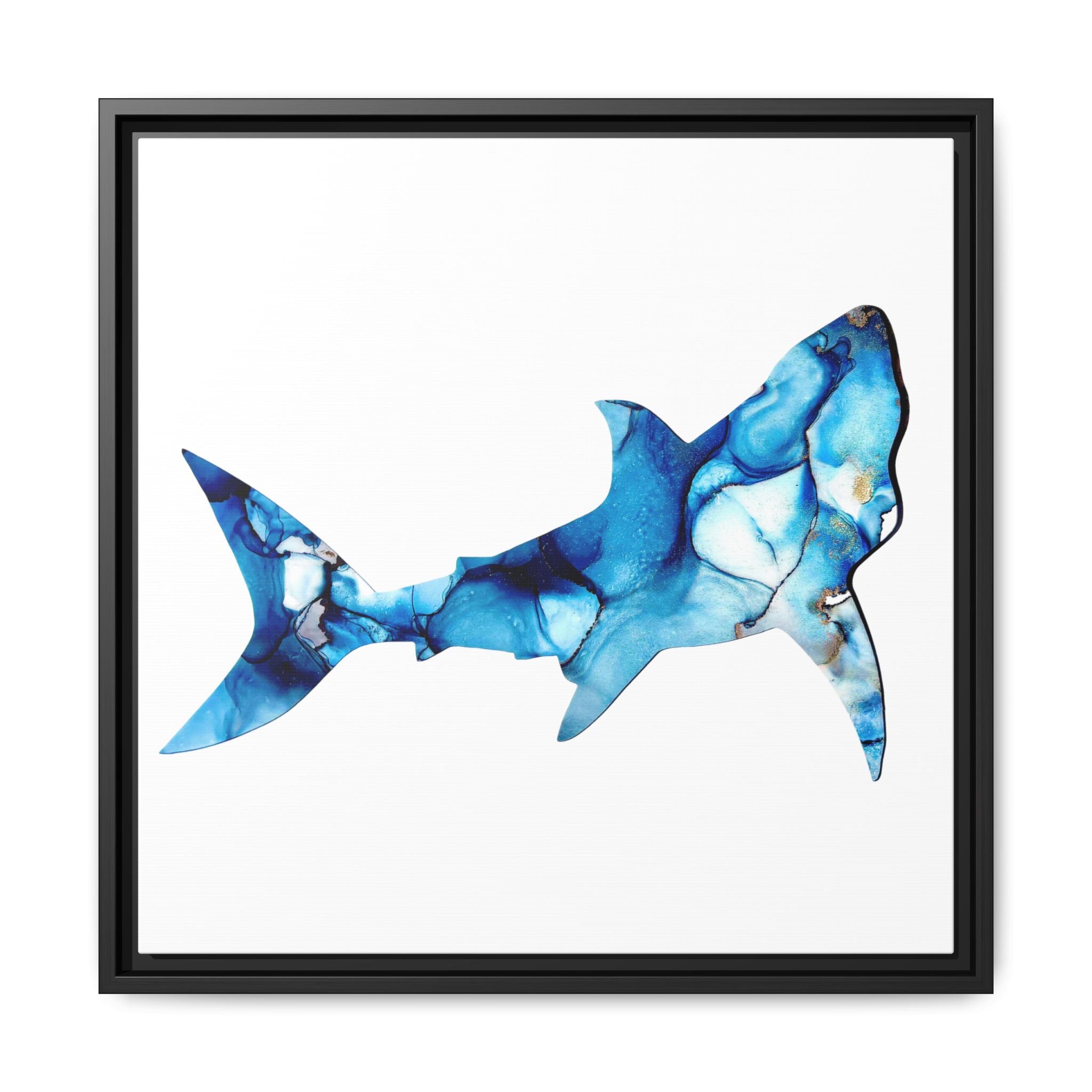 Great White 1, Matte Canvas, Framed (Multi-color)