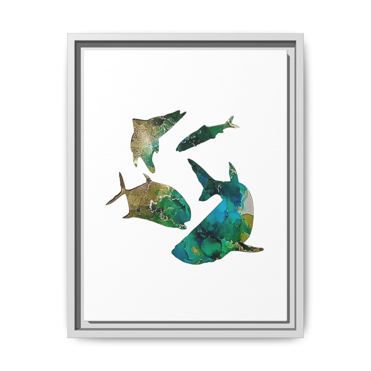 Matte Canvas, Framed (Multi-color)
