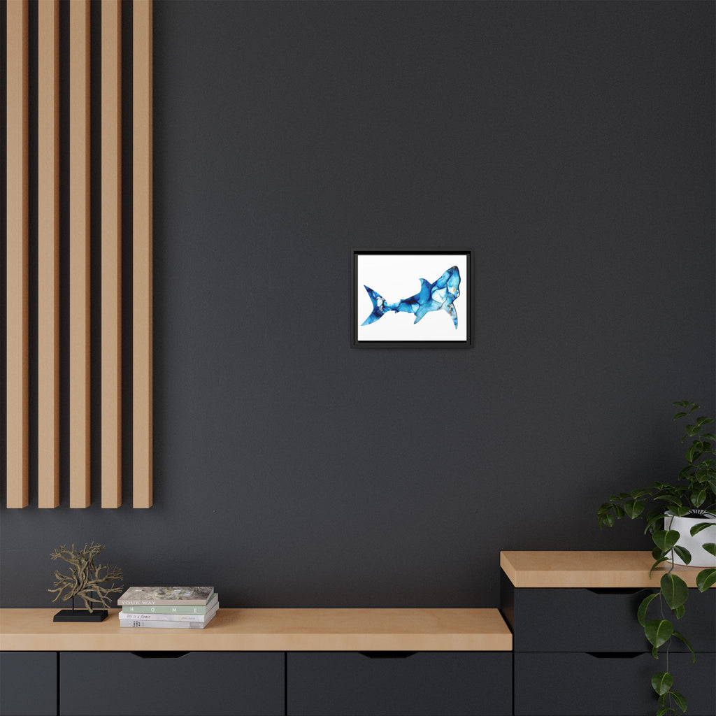 Great White 1, Matte Canvas, Framed (Multi-color)