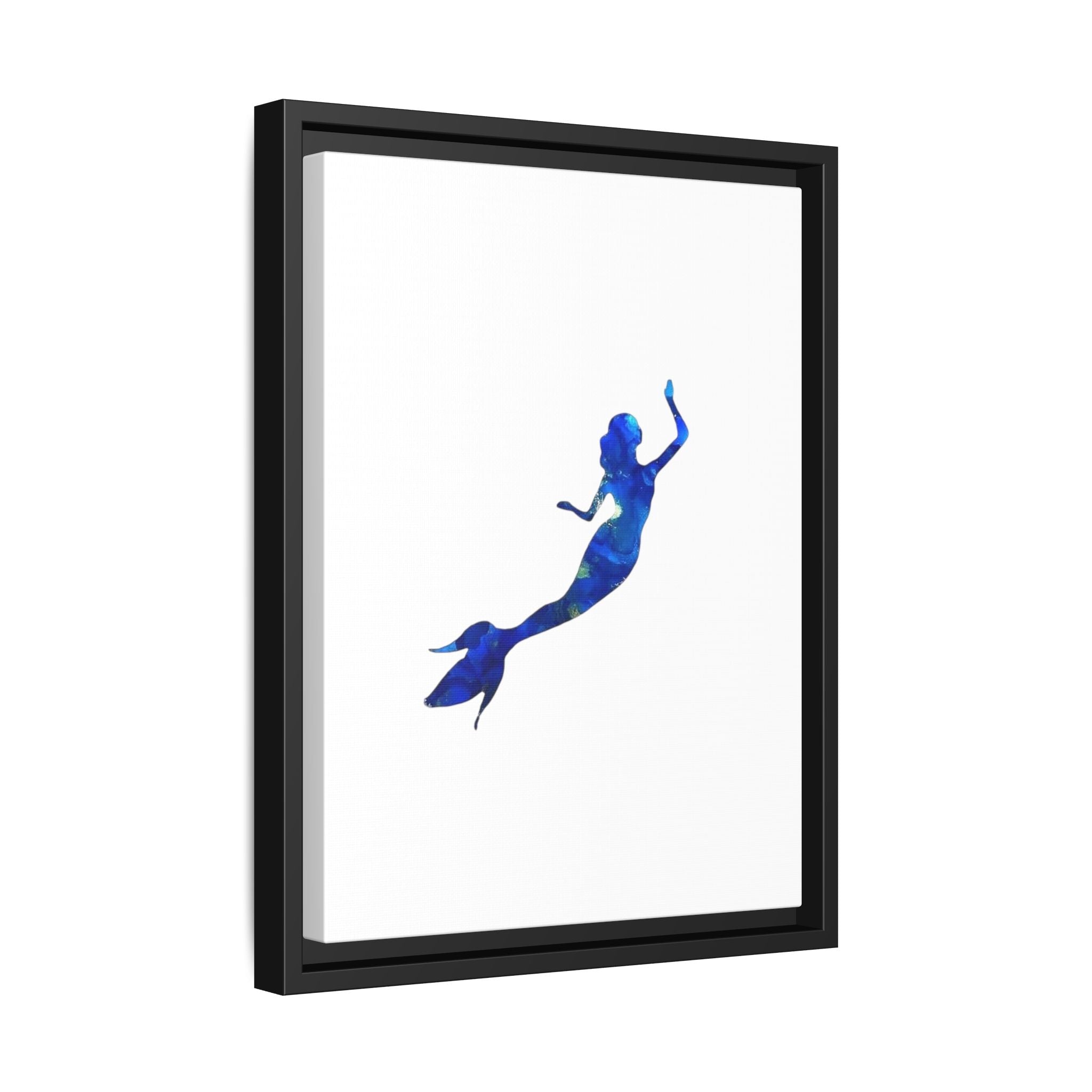 Mermaid 1, Matte Canvas, Framed (Multi-color)