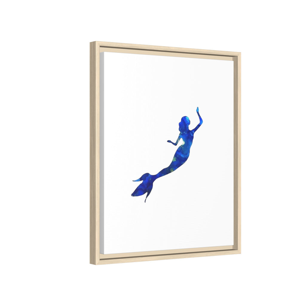 Mermaid 1, Matte Canvas, Framed (Multi-color)