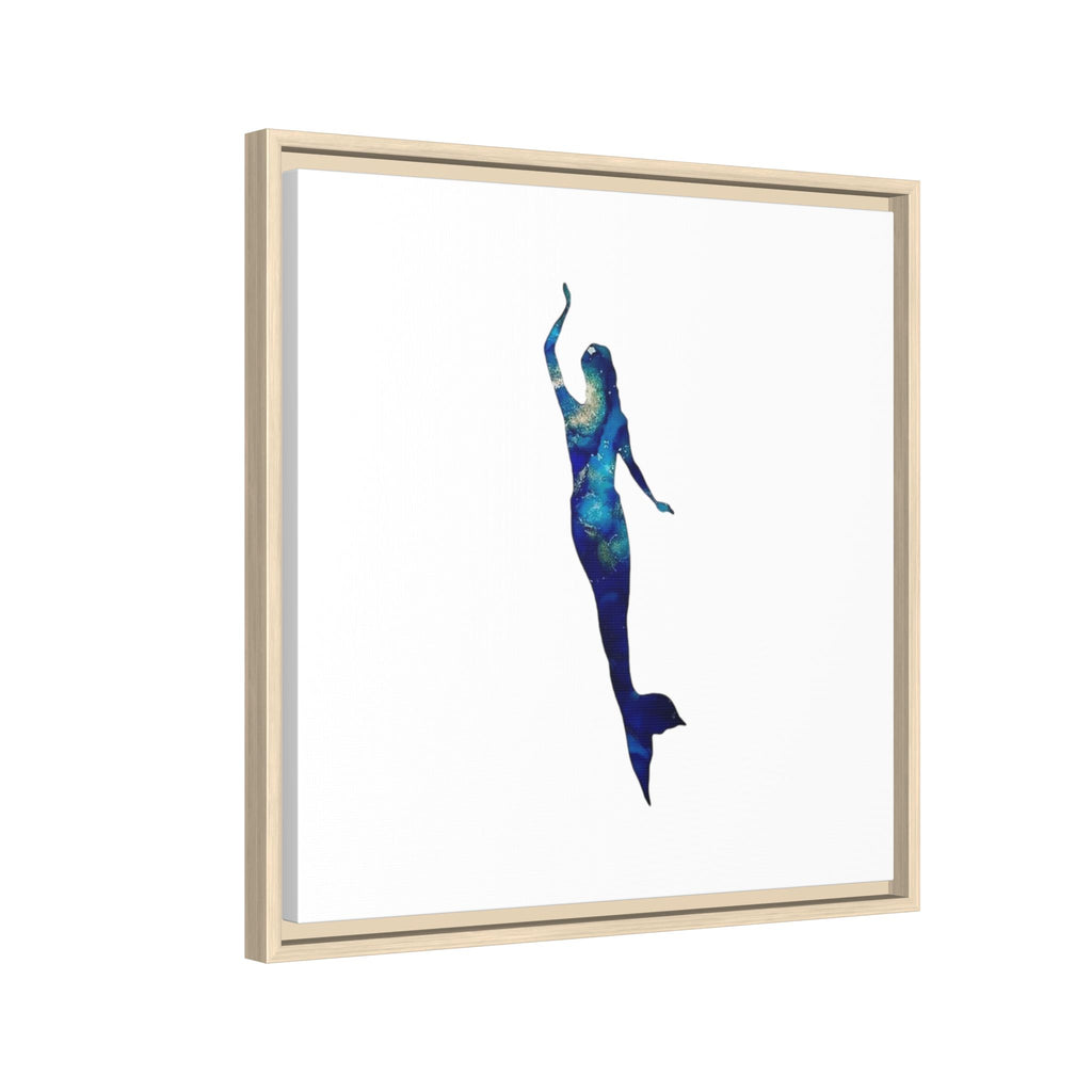 Mermaid 3, Matte Canvas, Framed (Multi-color)