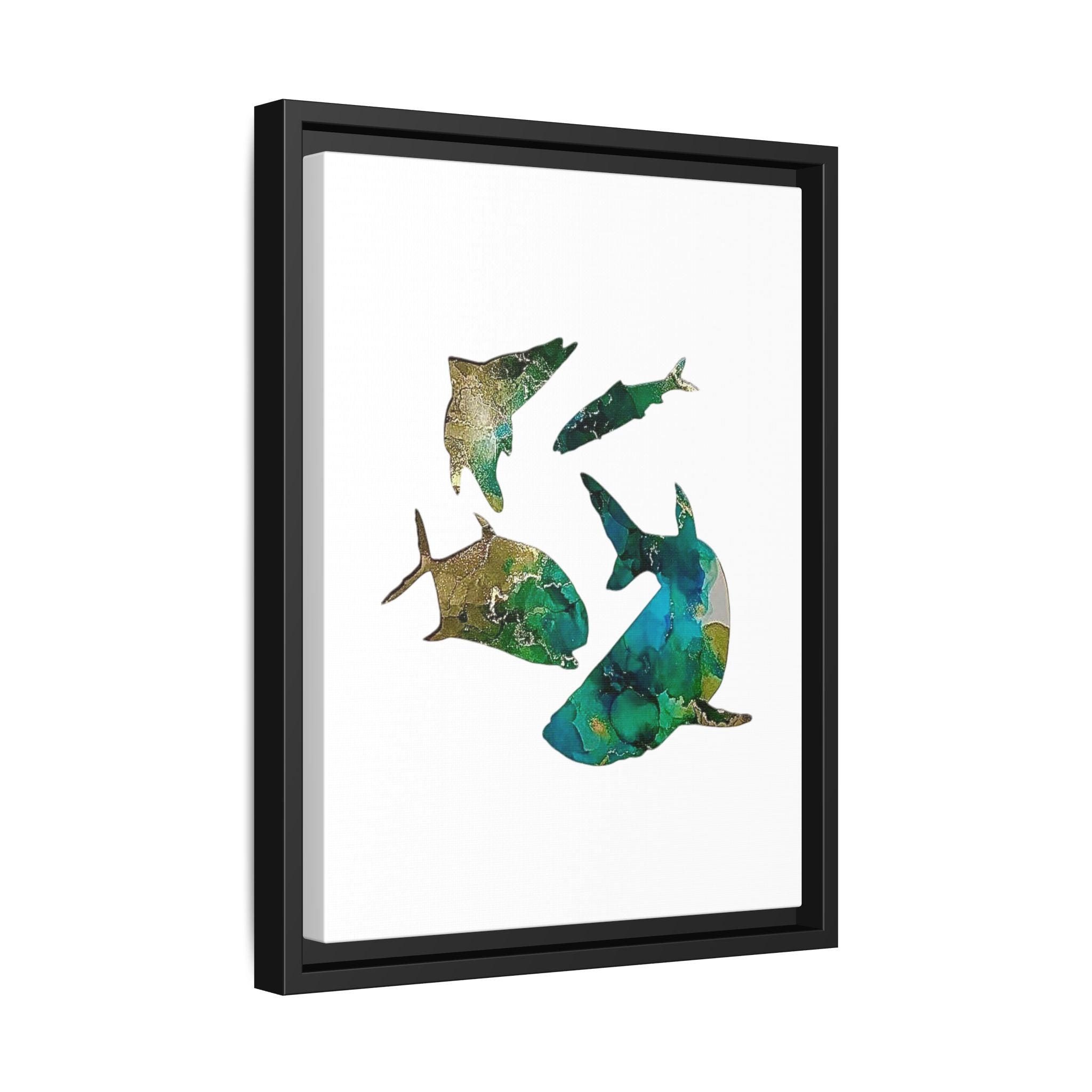 Matte Canvas, Framed (Multi-color)
