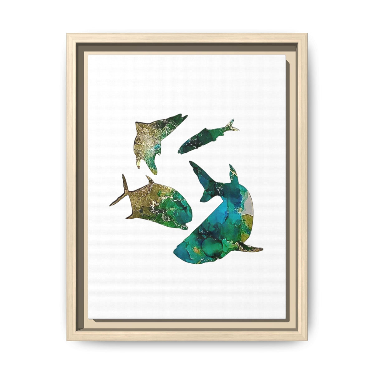 Matte Canvas, Framed (Multi-color)