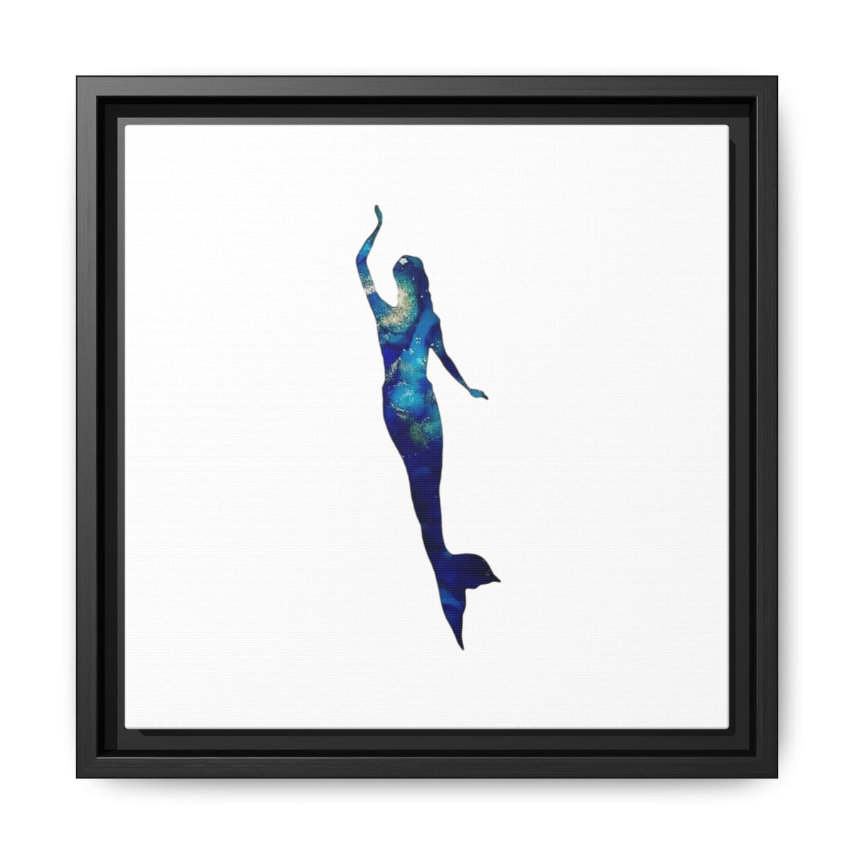 Mermaid 3, Matte Canvas, Framed (Multi-color)