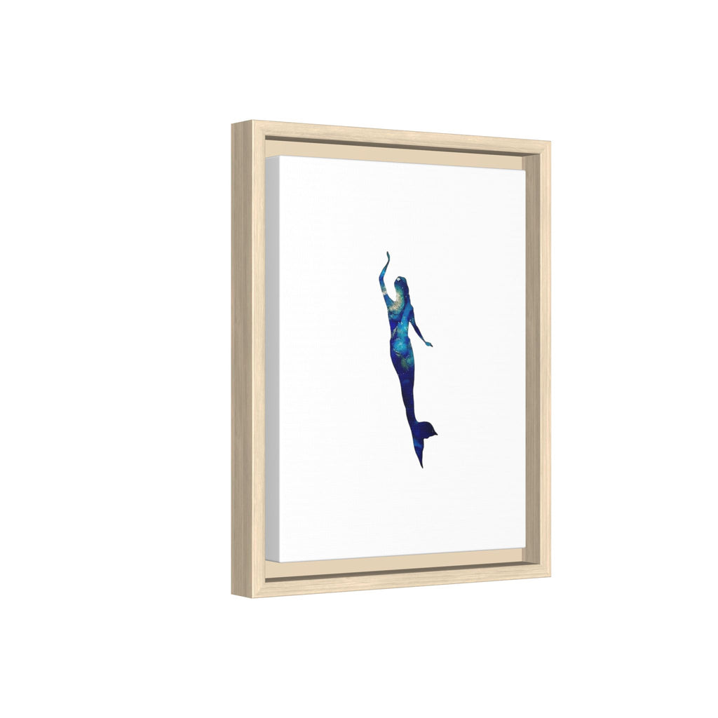 Mermaid 3, Matte Canvas, Framed (Multi-color)