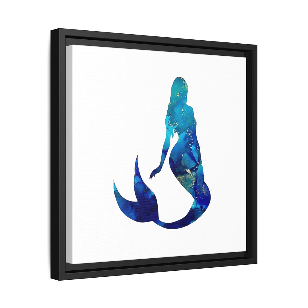 Mermaid 4,Matte Canvas, Framed (Multi-color)