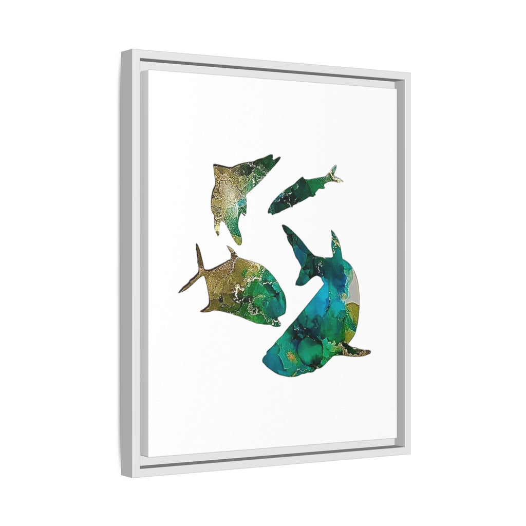 Matte Canvas, Framed (Multi-color)