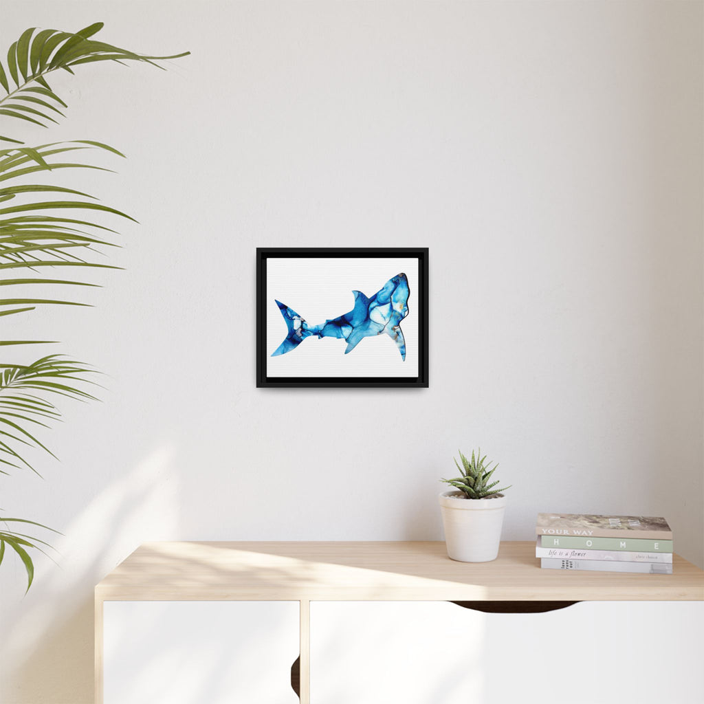 Great White 1, Matte Canvas, Framed (Multi-color)