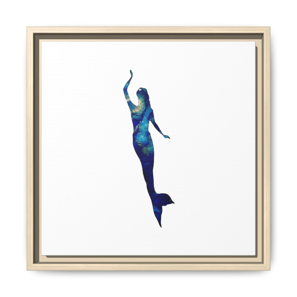Mermaid 3, Matte Canvas, Framed (Multi-color)