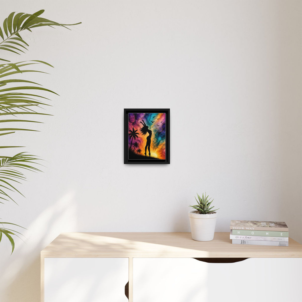 Sun Woman, Matte Canvas, Framed (Multi-color)