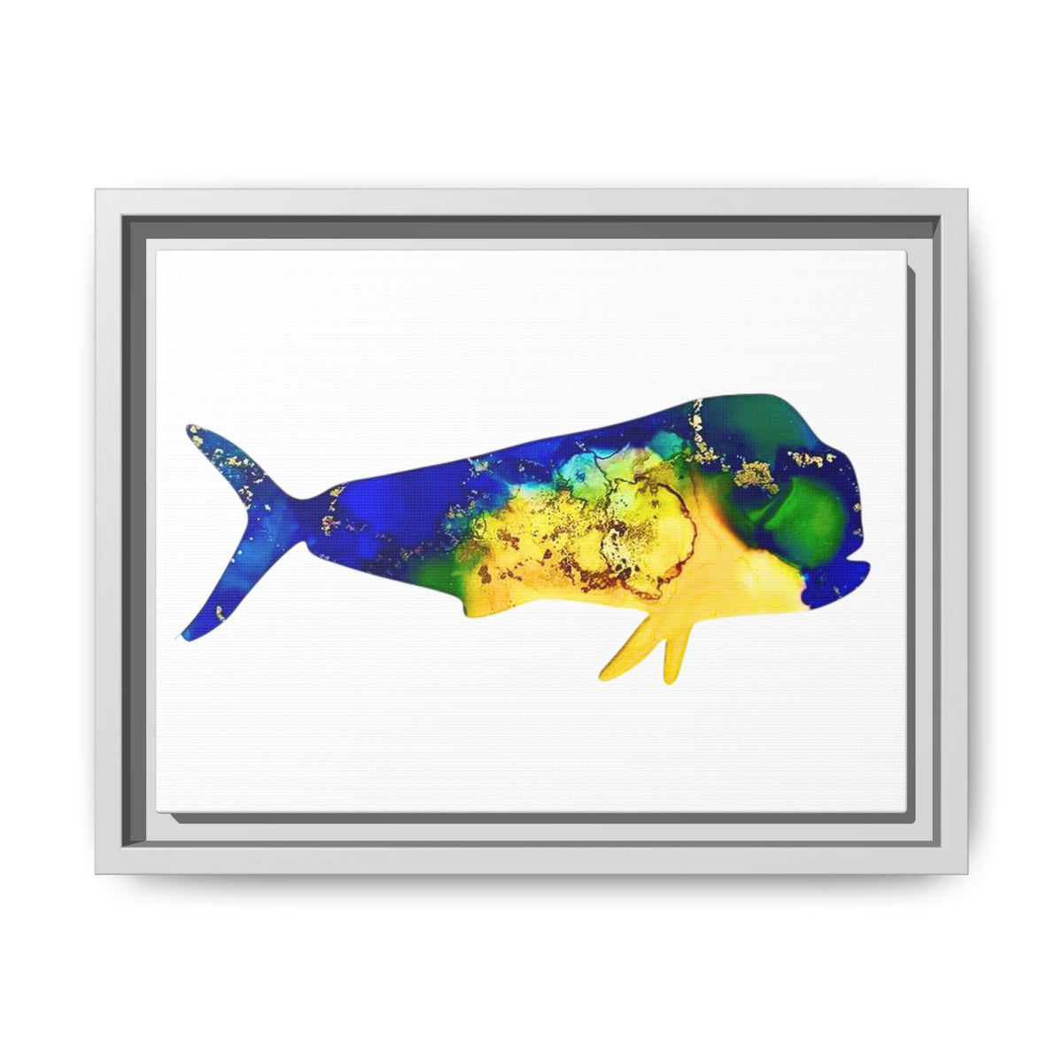 Mahi Mahi, Matte Canvas, Framed (Multi-color)