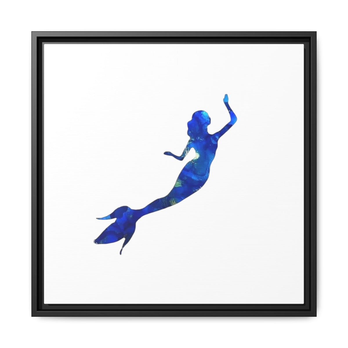 Mermaid 1, Matte Canvas, Framed (Multi-color)