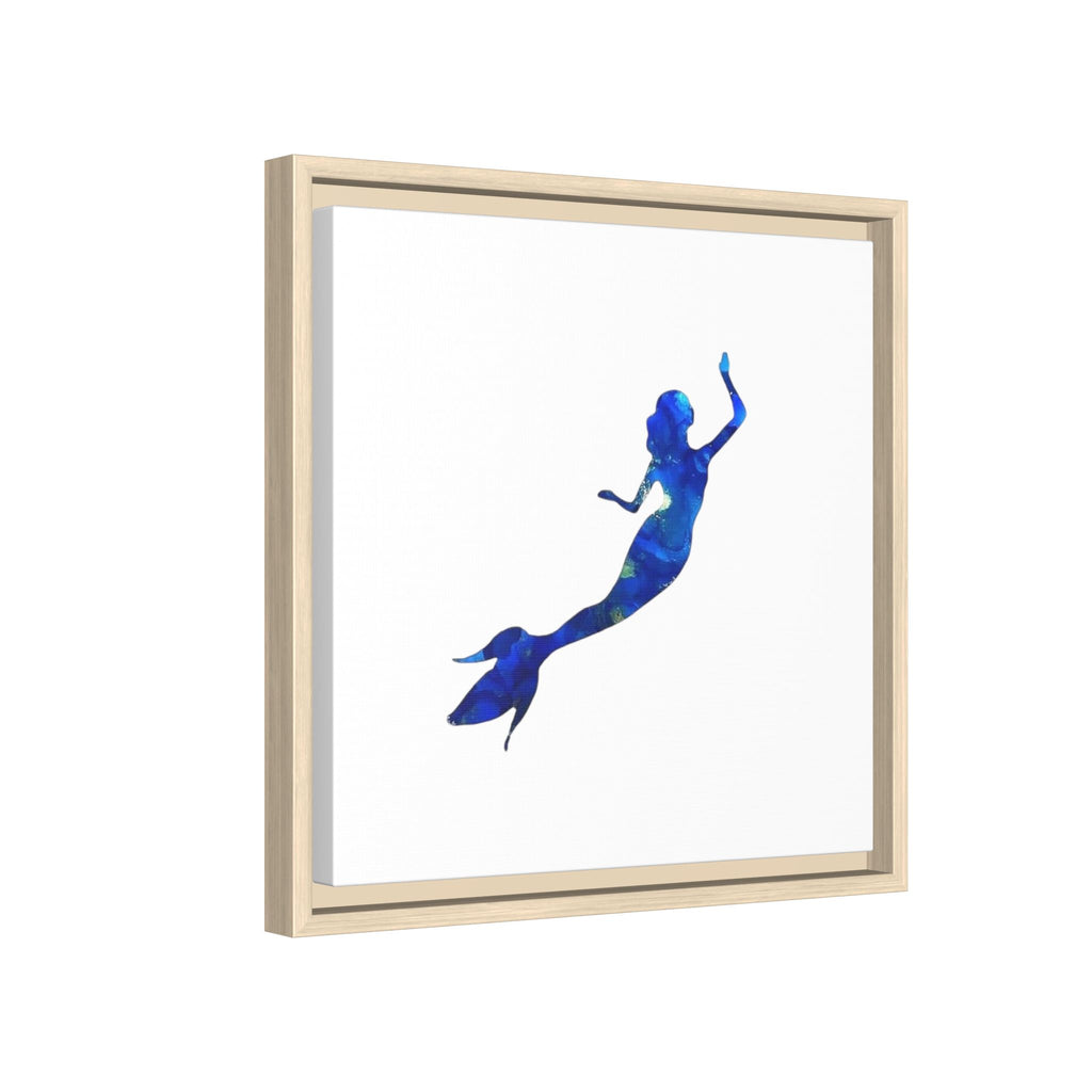Mermaid 1, Matte Canvas, Framed (Multi-color)