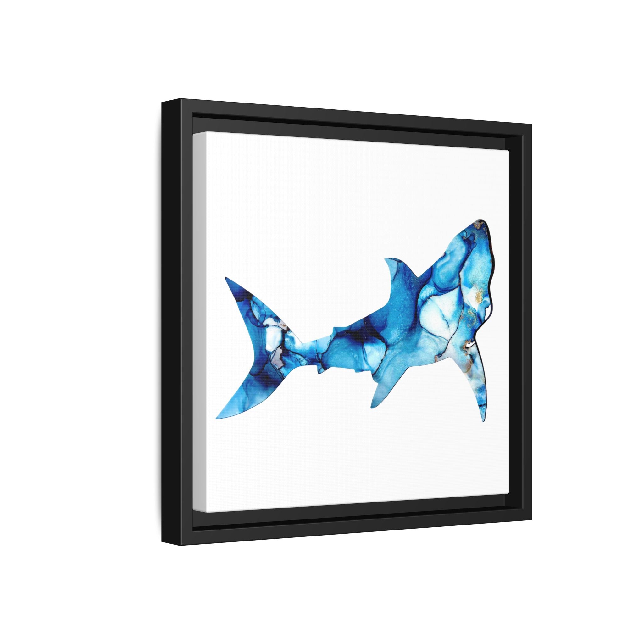 Great White 1, Matte Canvas, Framed (Multi-color)