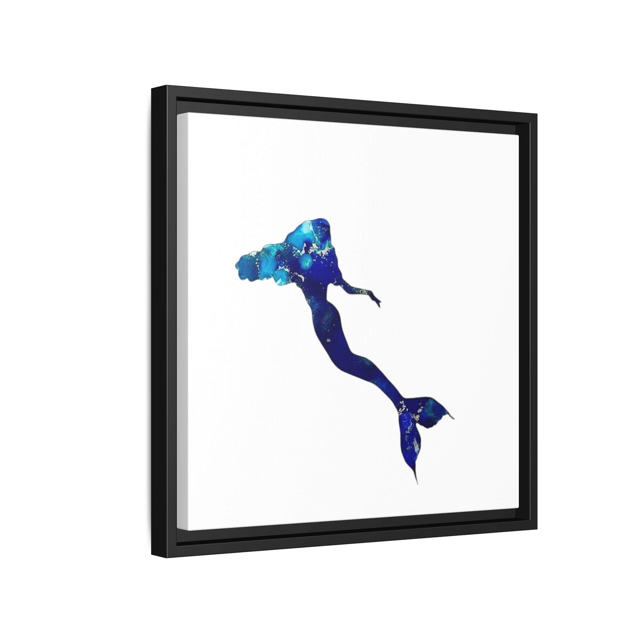 Mermaid 2, Matte Canvas, Framed (Multi-color)