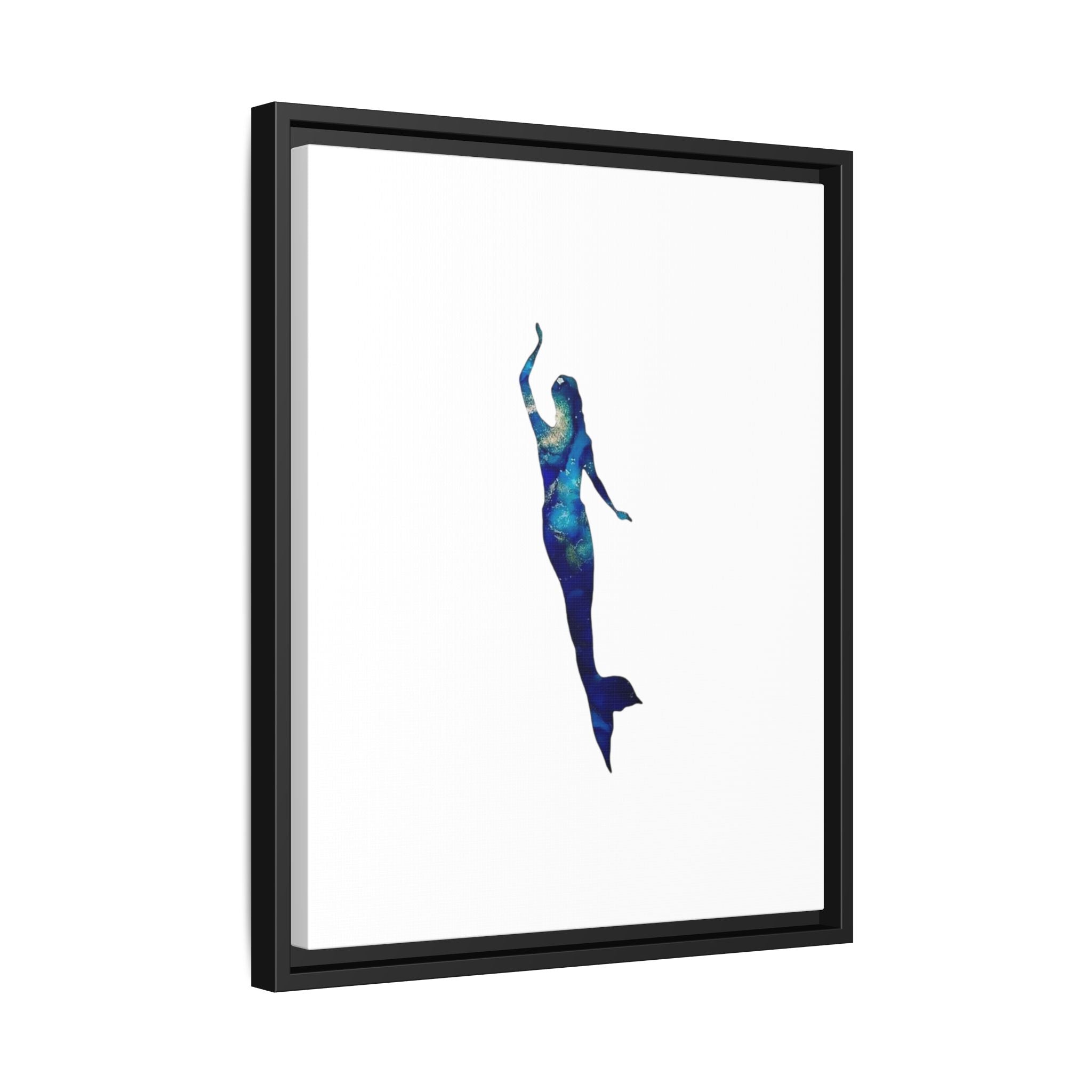 Mermaid 3, Matte Canvas, Framed (Multi-color)