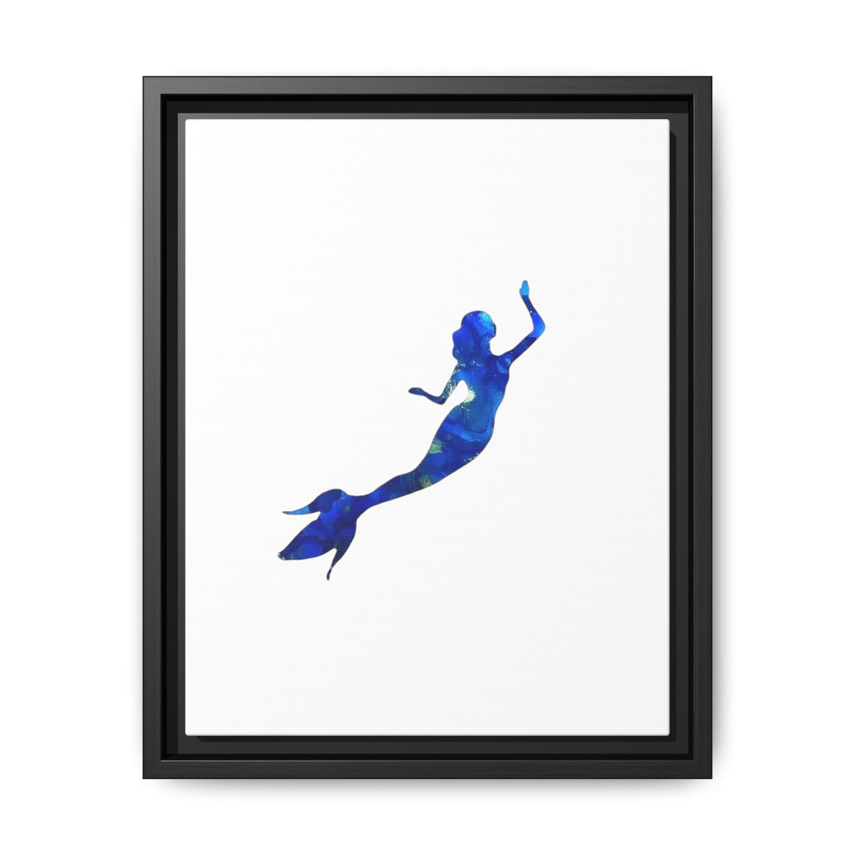 Mermaid 1, Matte Canvas, Framed (Multi-color)
