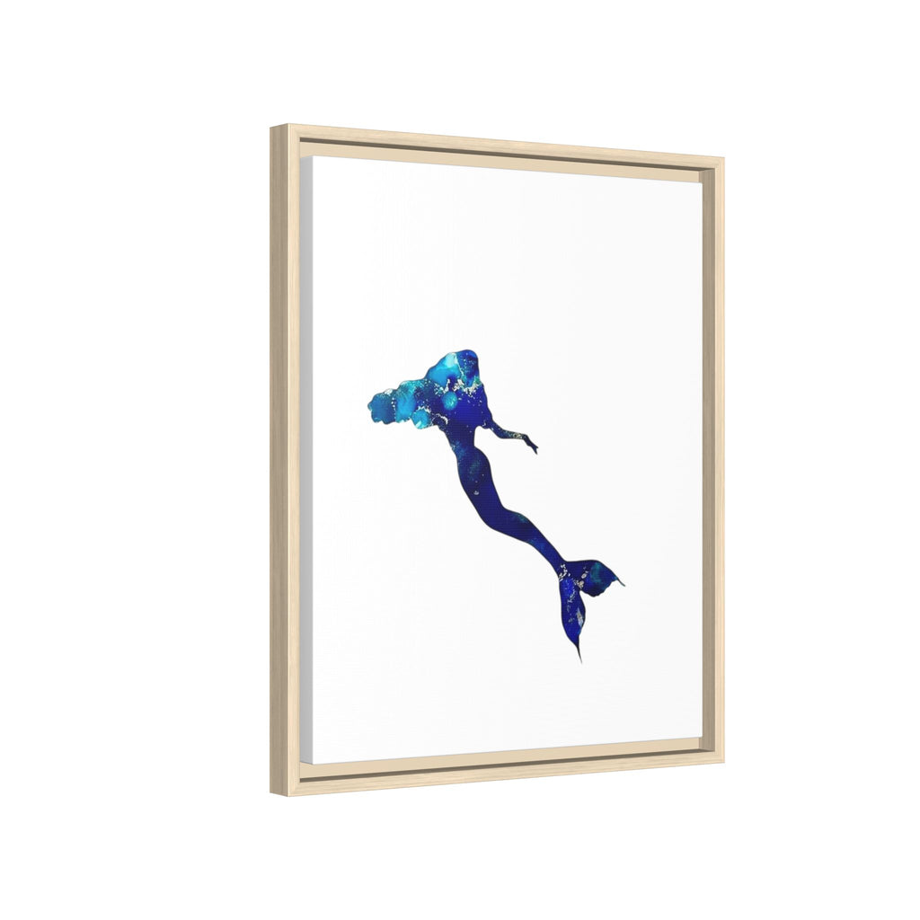 Mermaid 2, Matte Canvas, Framed (Multi-color)