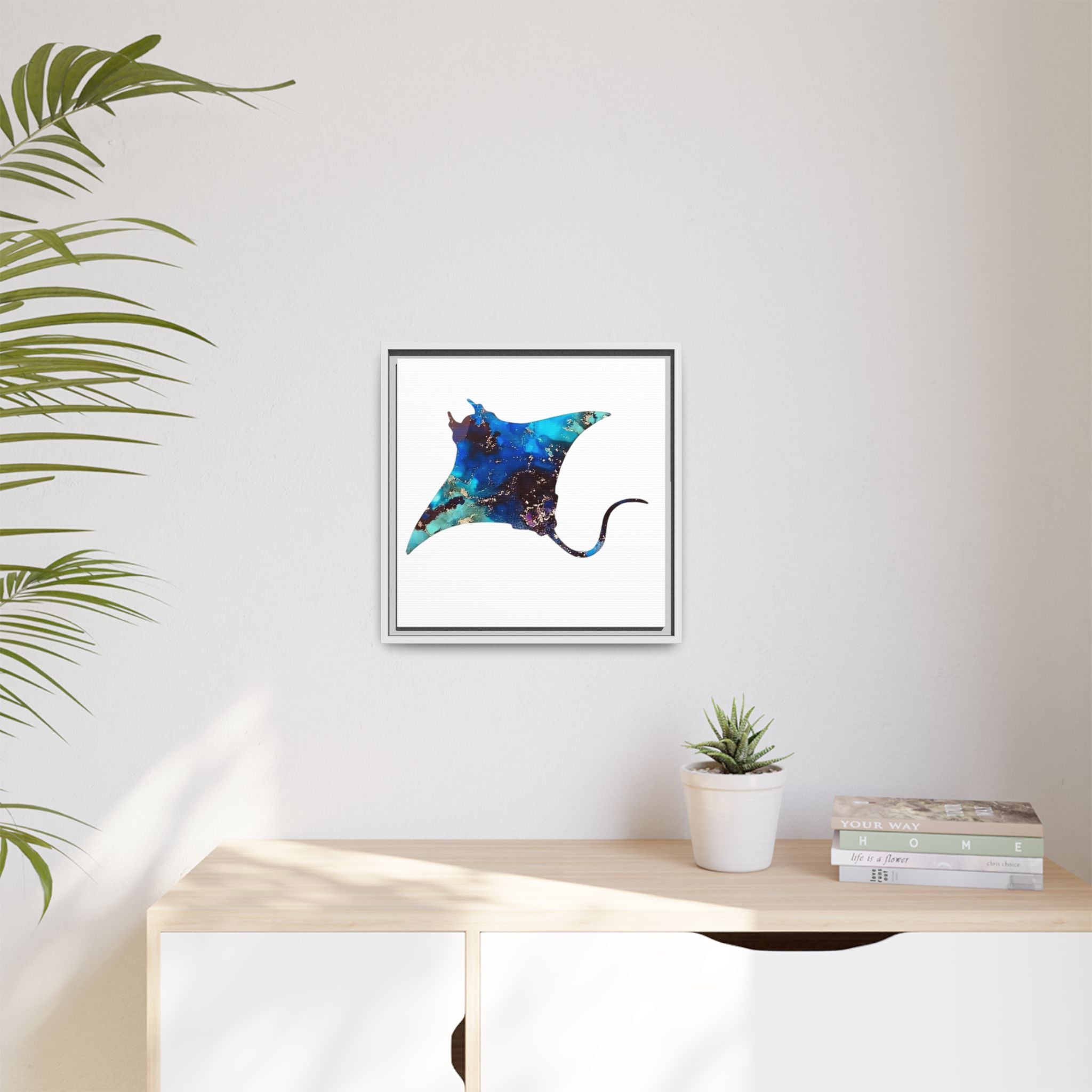 Ray 2, Matte Canvas, Framed (Multi-color)