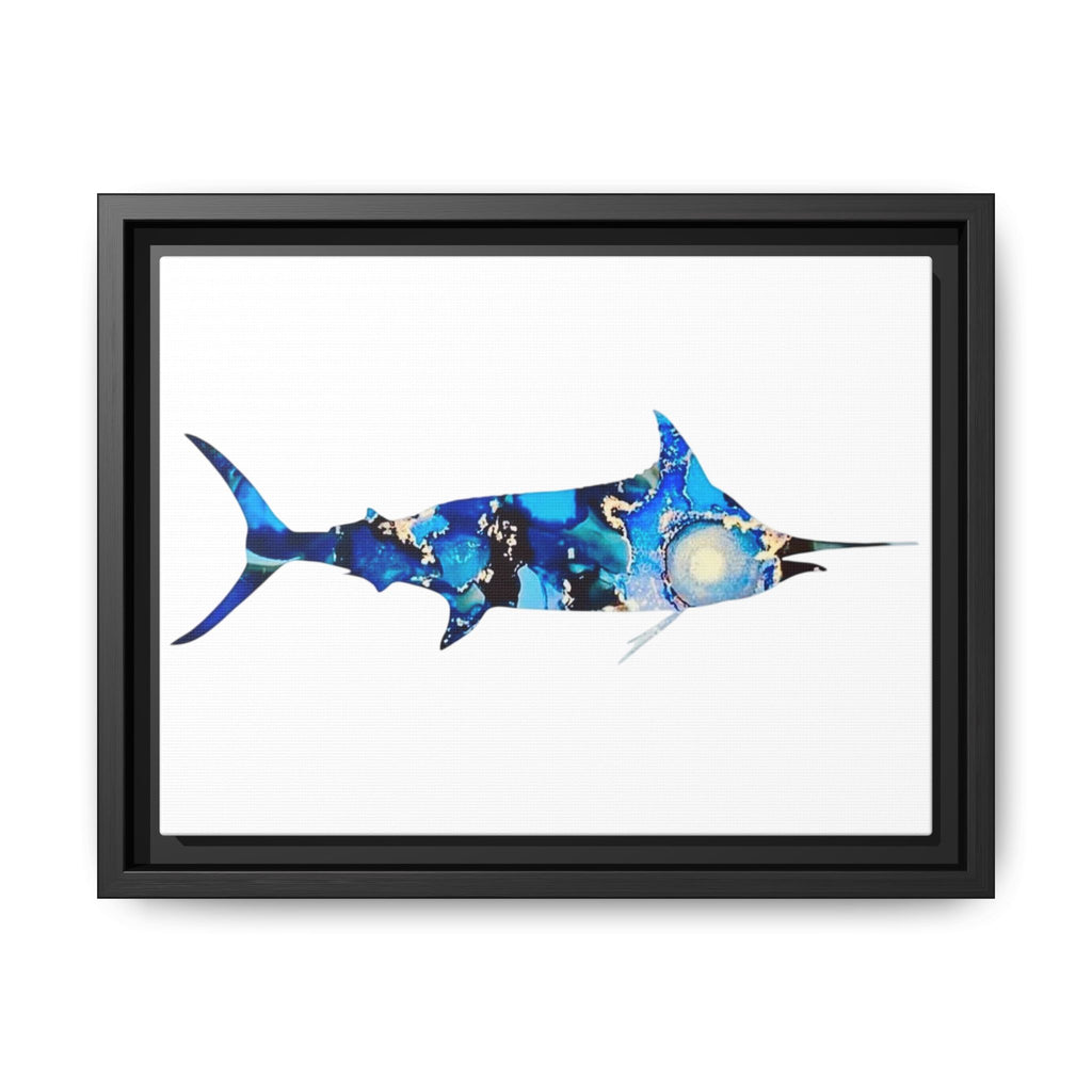 Swordfish, Matte Canvas, Framed (Multi-color)