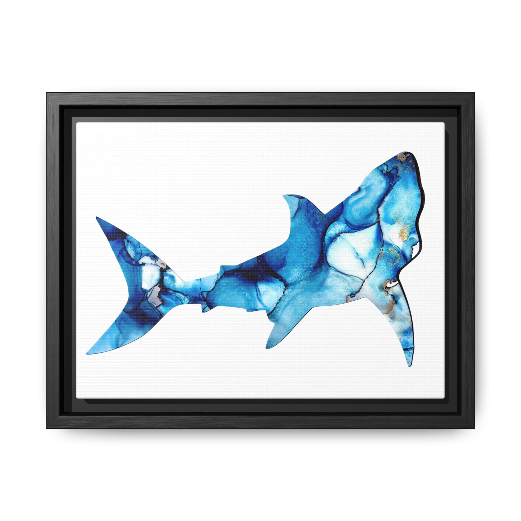 Great White 1, Matte Canvas, Framed (Multi-color)