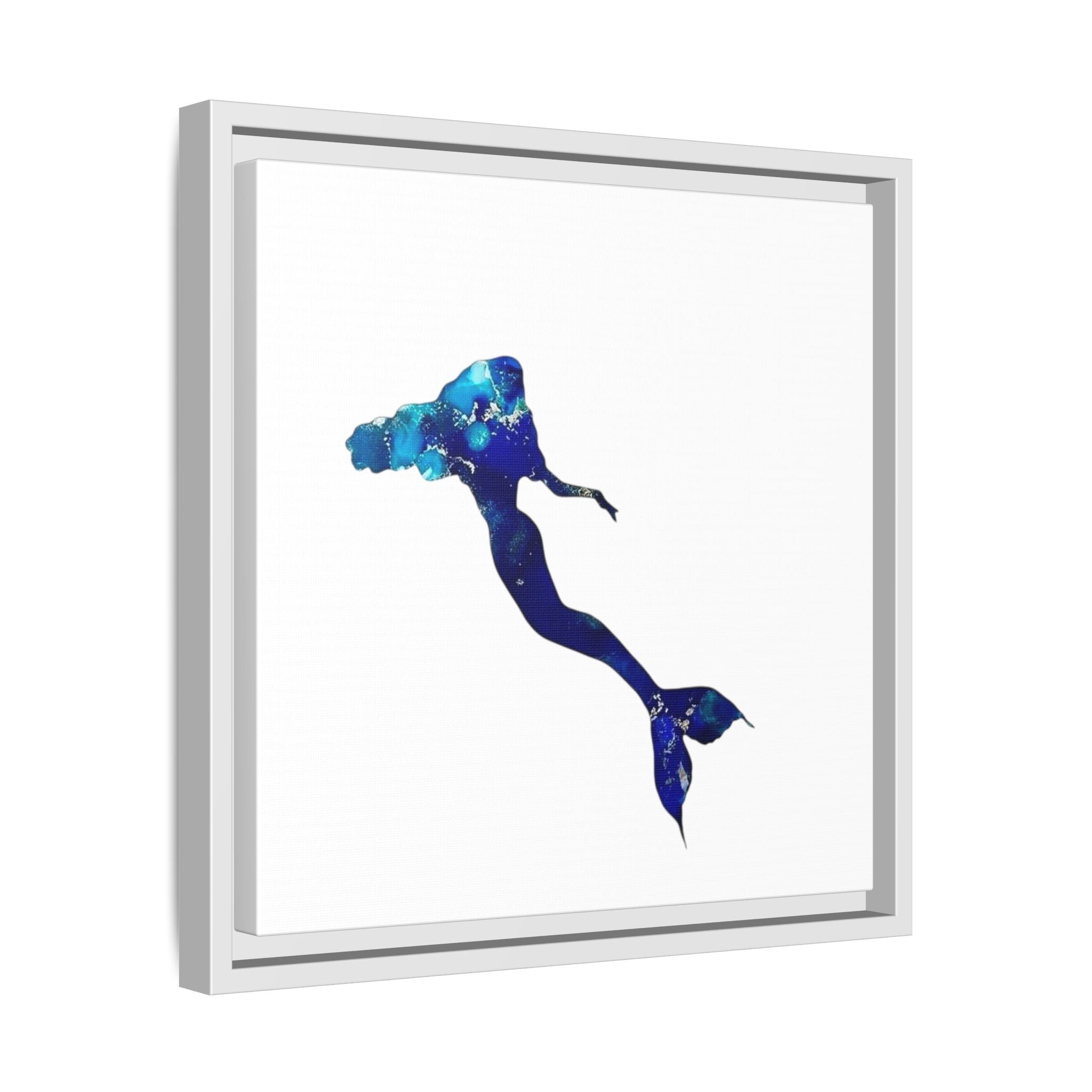 Mermaid 2, Matte Canvas, Framed (Multi-color)