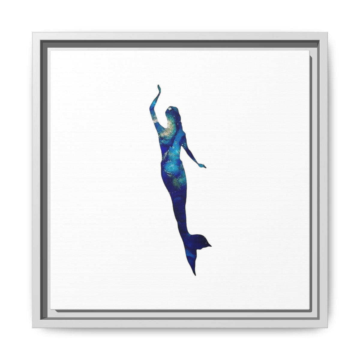 Mermaid 3, Matte Canvas, Framed (Multi-color)