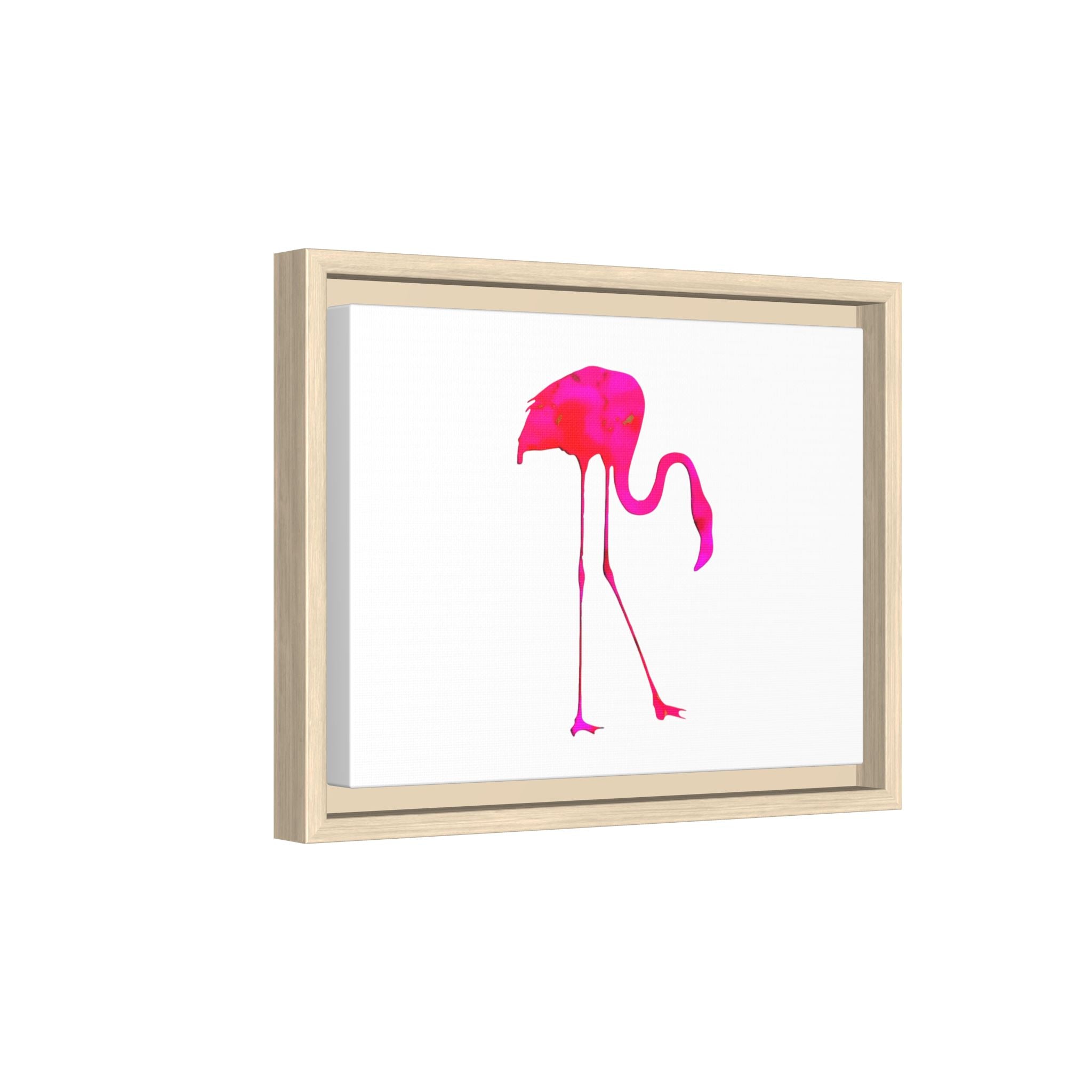 Flamingo 2, Matte Canvas, Framed (Multi-color)