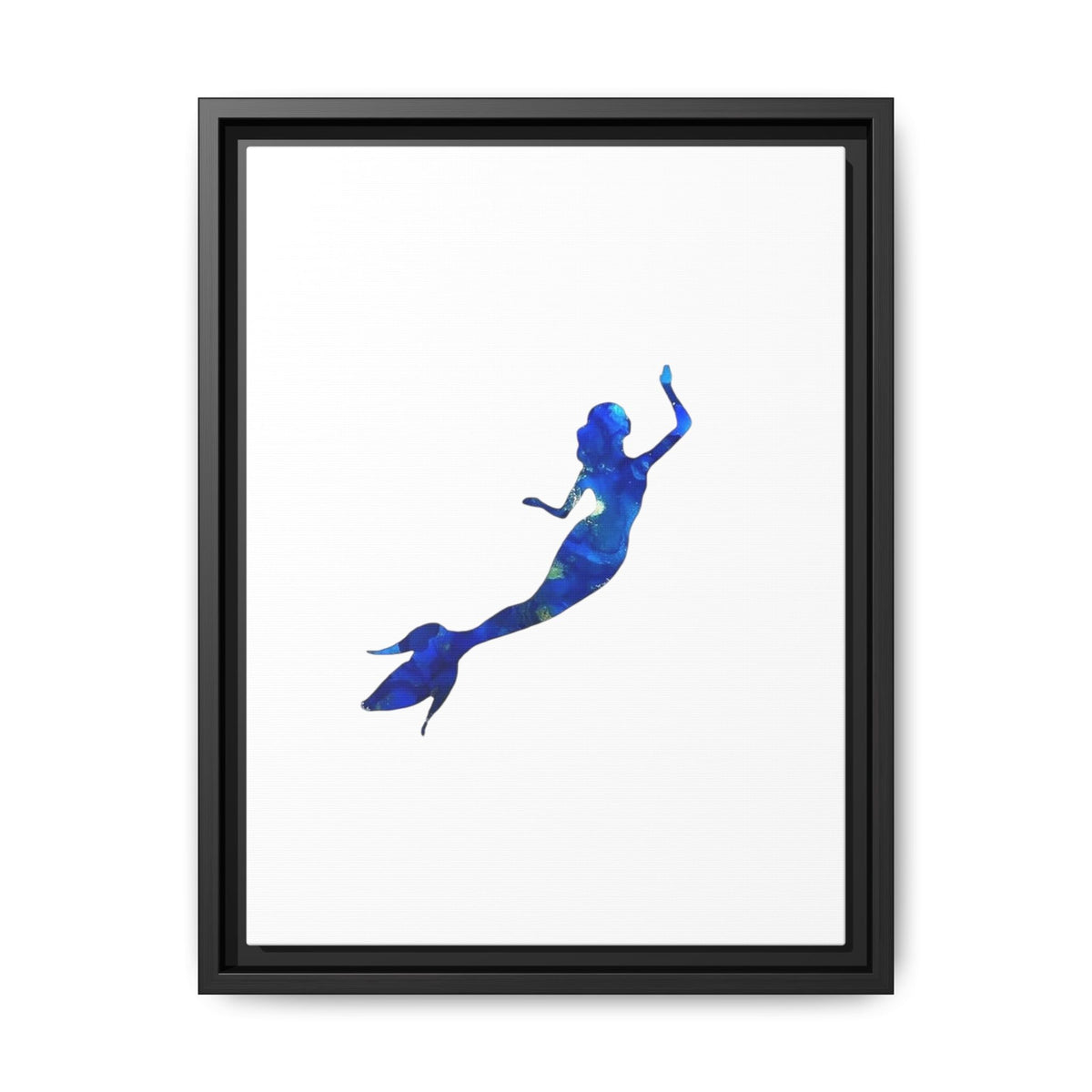 Mermaid 1, Matte Canvas, Framed (Multi-color)