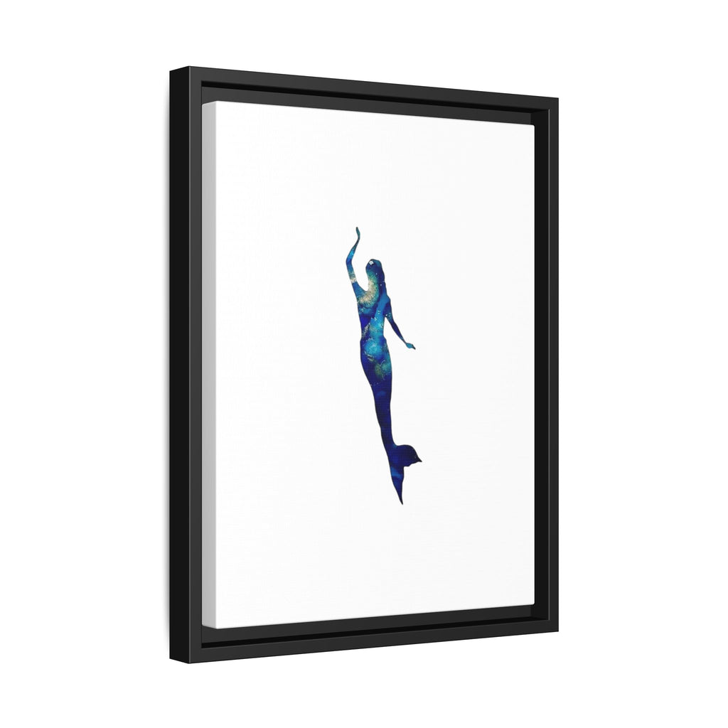 Mermaid 3, Matte Canvas, Framed (Multi-color)