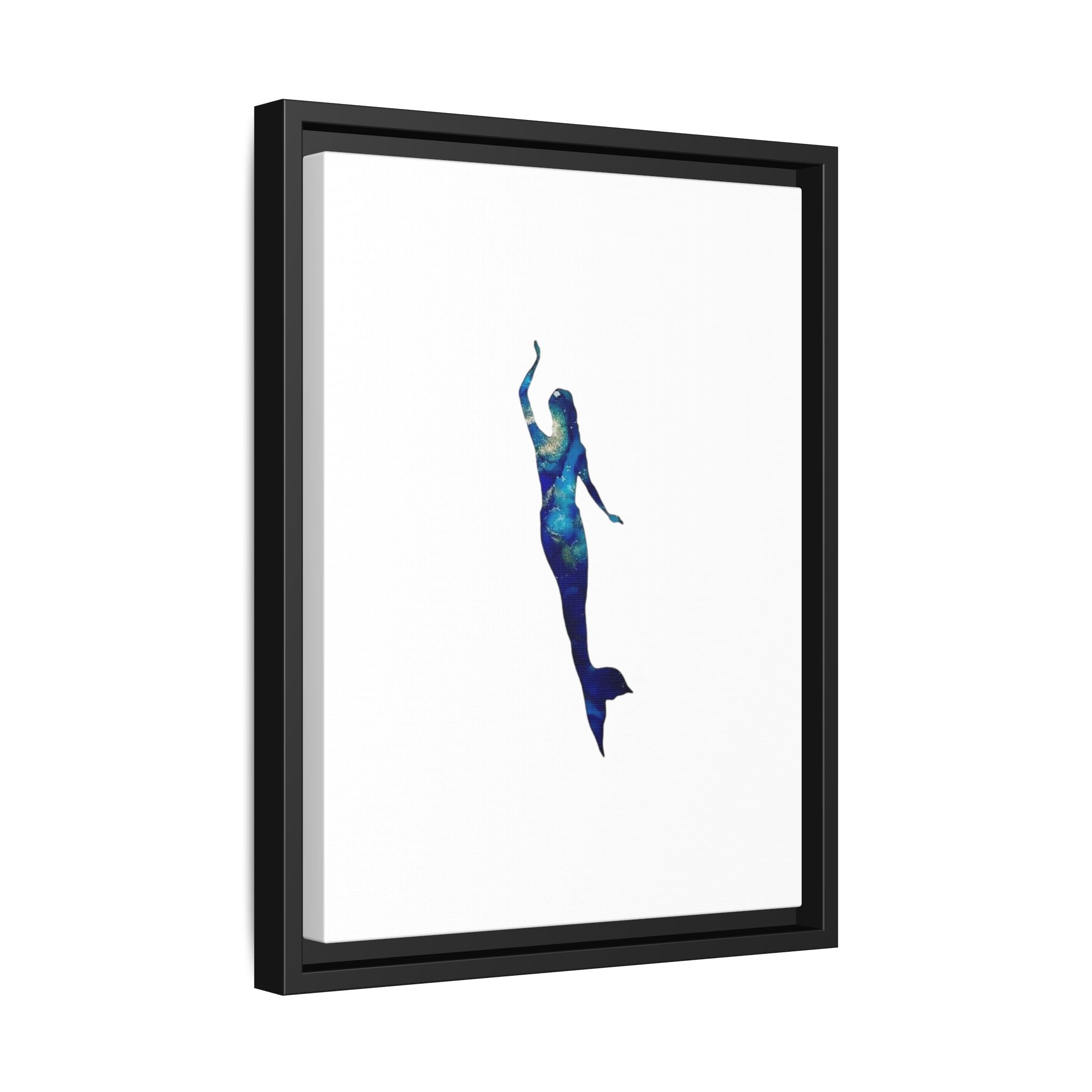 Mermaid 3, Matte Canvas, Framed (Multi-color)