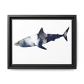 Great White 2,Matte Canvas, Framed (Multi-color)