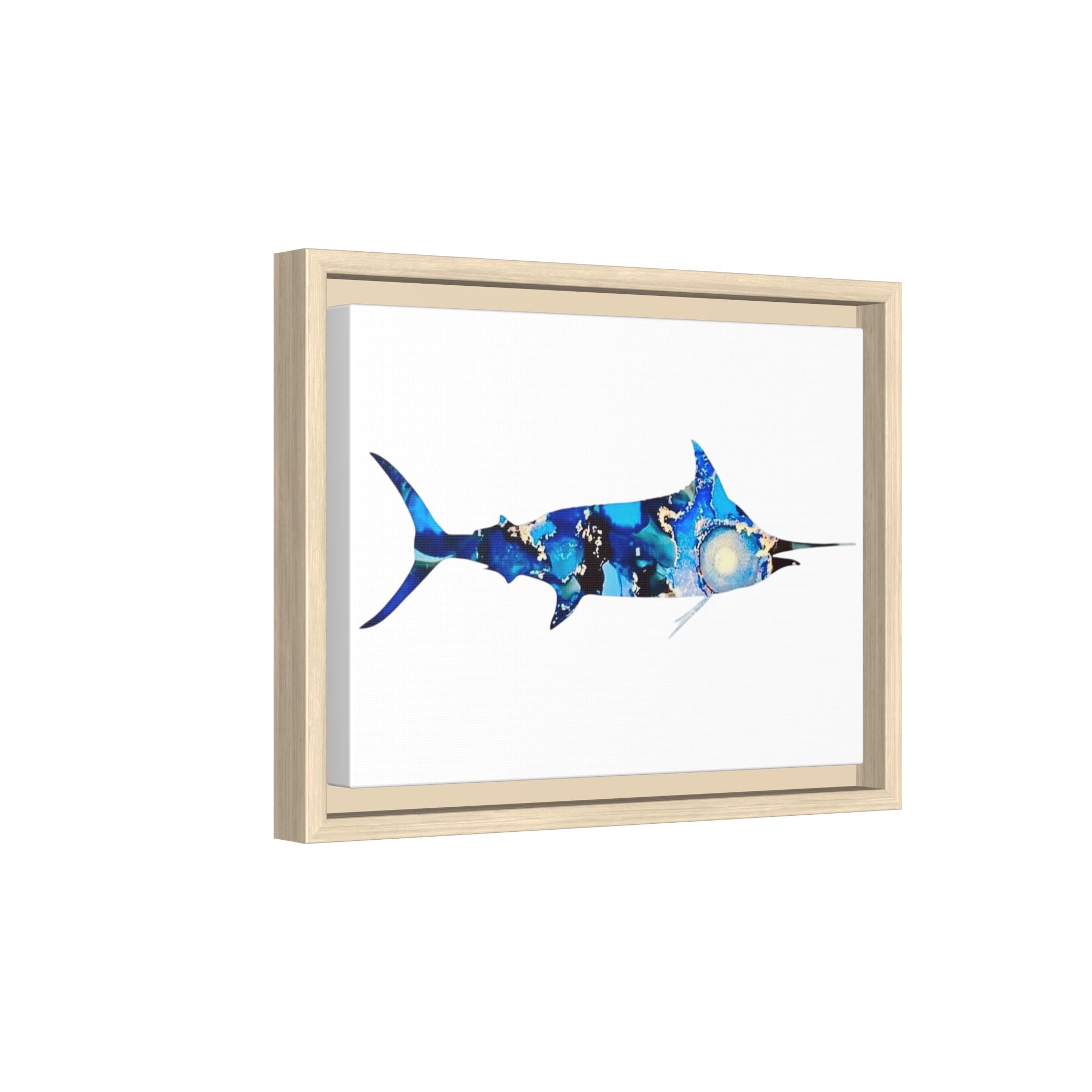 Swordfish, Matte Canvas, Framed (Multi-color)