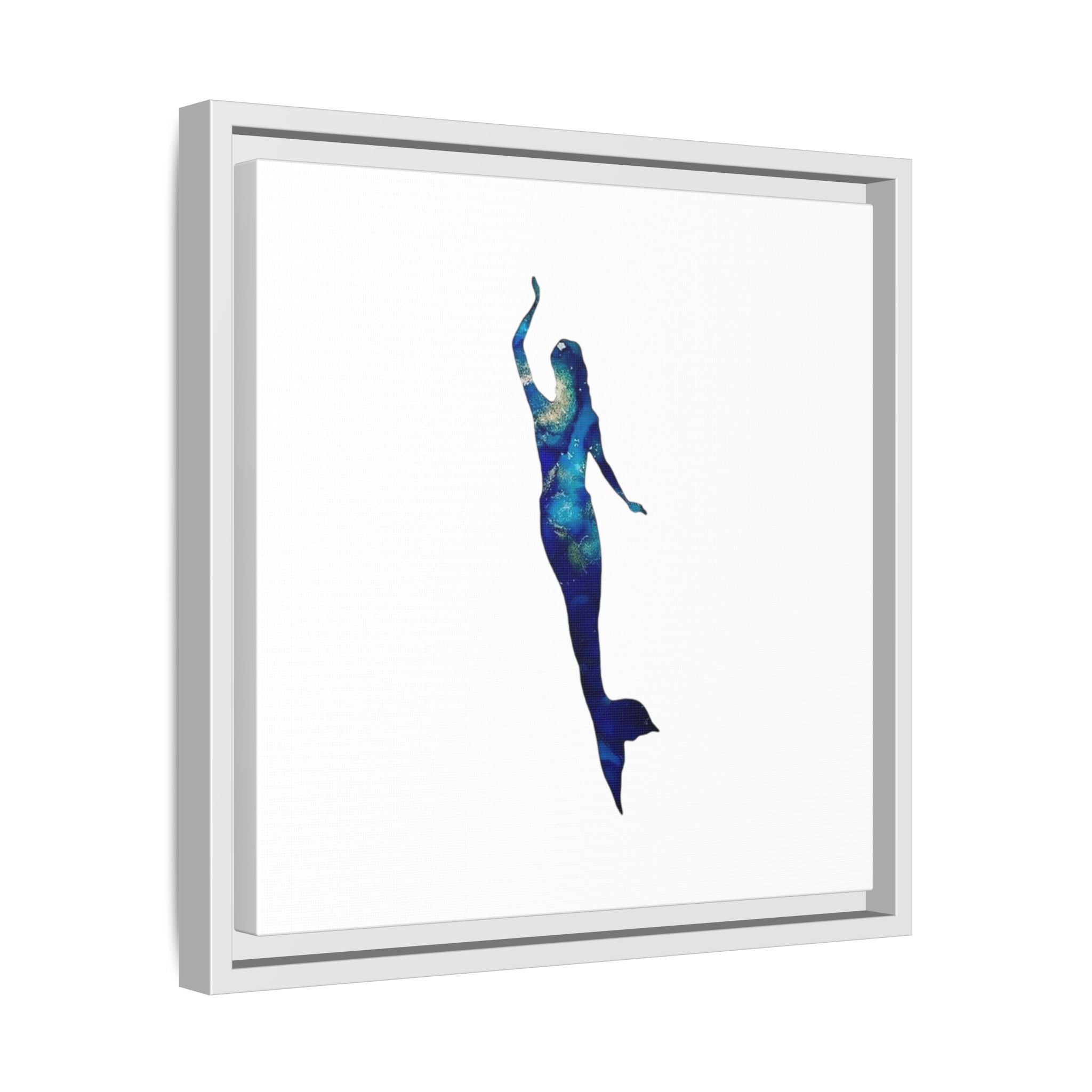 Mermaid 3, Matte Canvas, Framed (Multi-color)