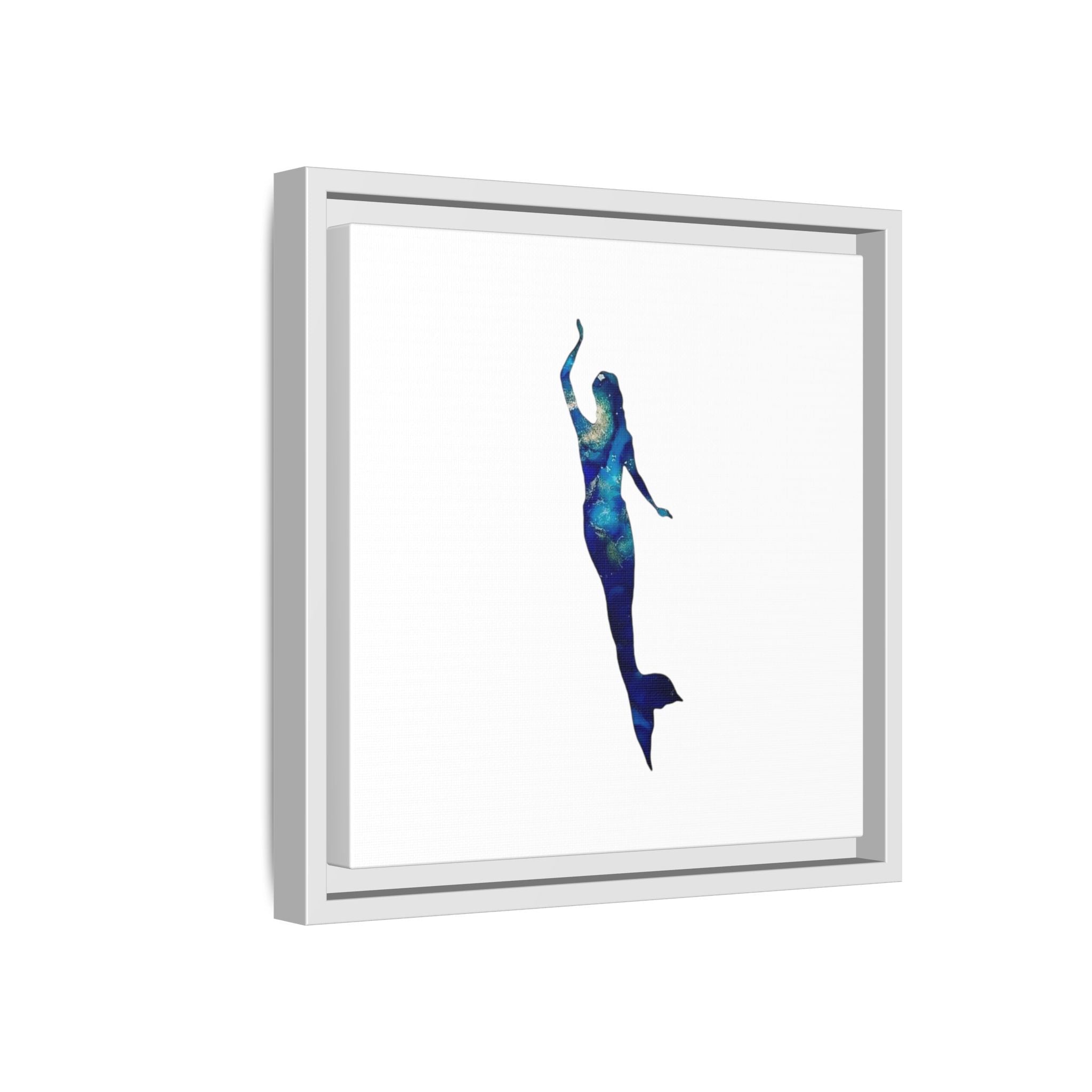 Mermaid 3, Matte Canvas, Framed (Multi-color)